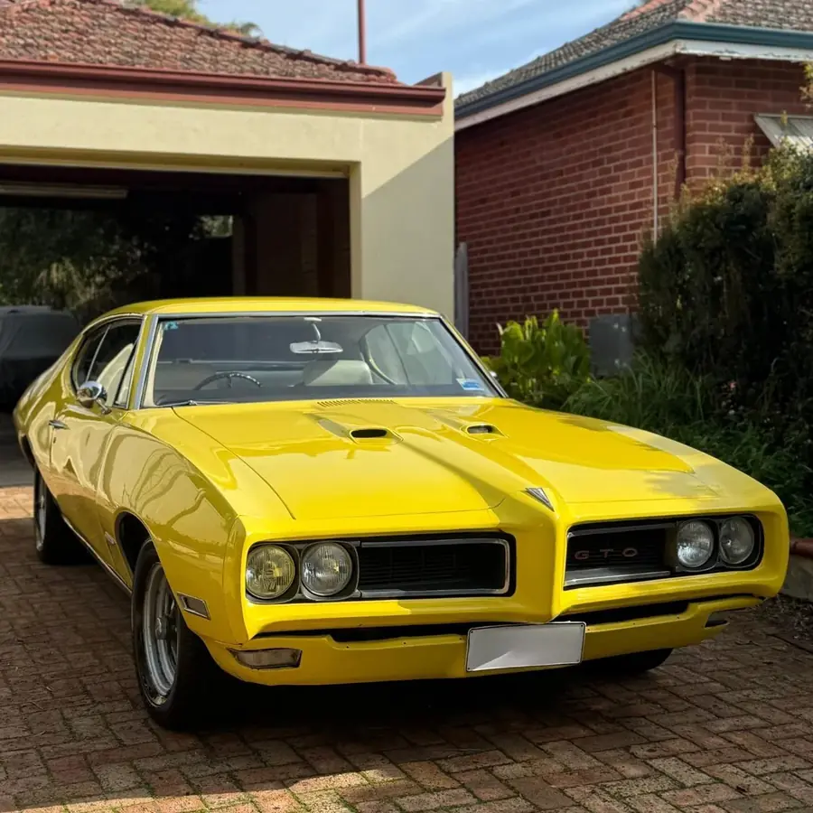 Car detailing classic Pontiac GTO Perth