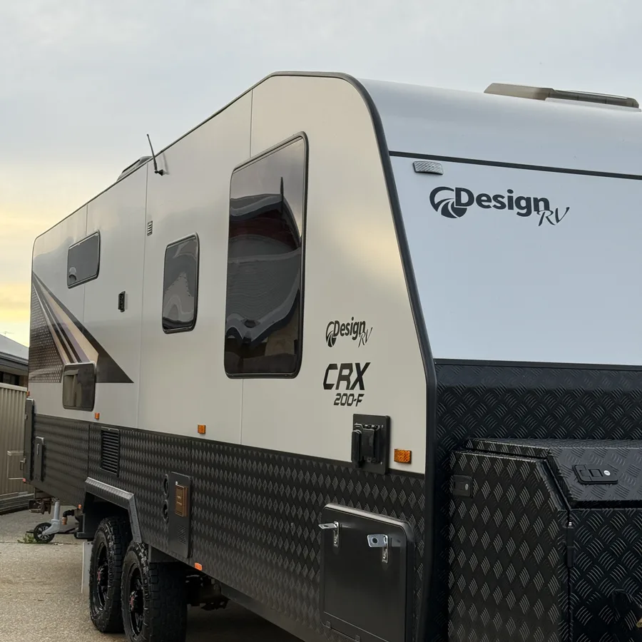 Caravan detailing result Design RV CRX nose cap Cockburn Perth