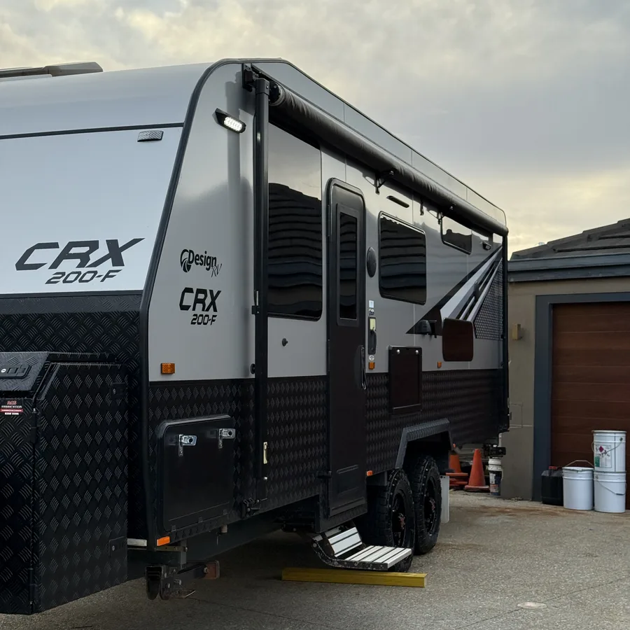 Caravan detailing result Design RV CRX side panel Cockburn Perth