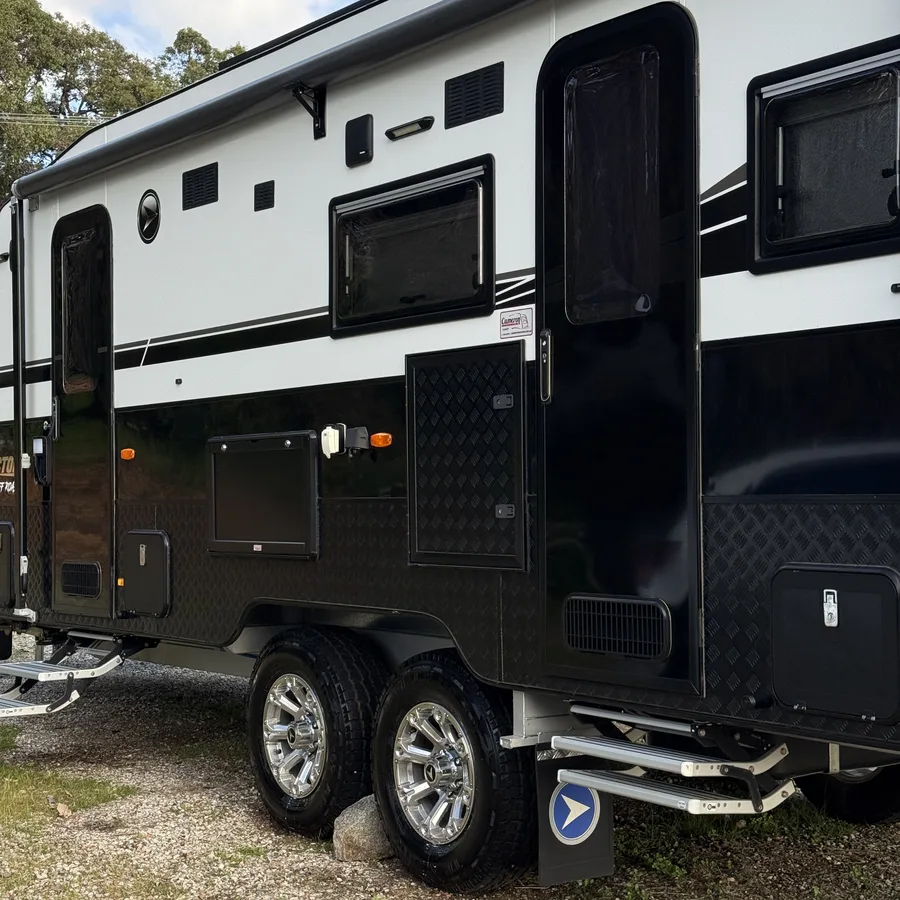 Caravan detailing result Franklin X-Factor off-road door panel Fremantle Perth