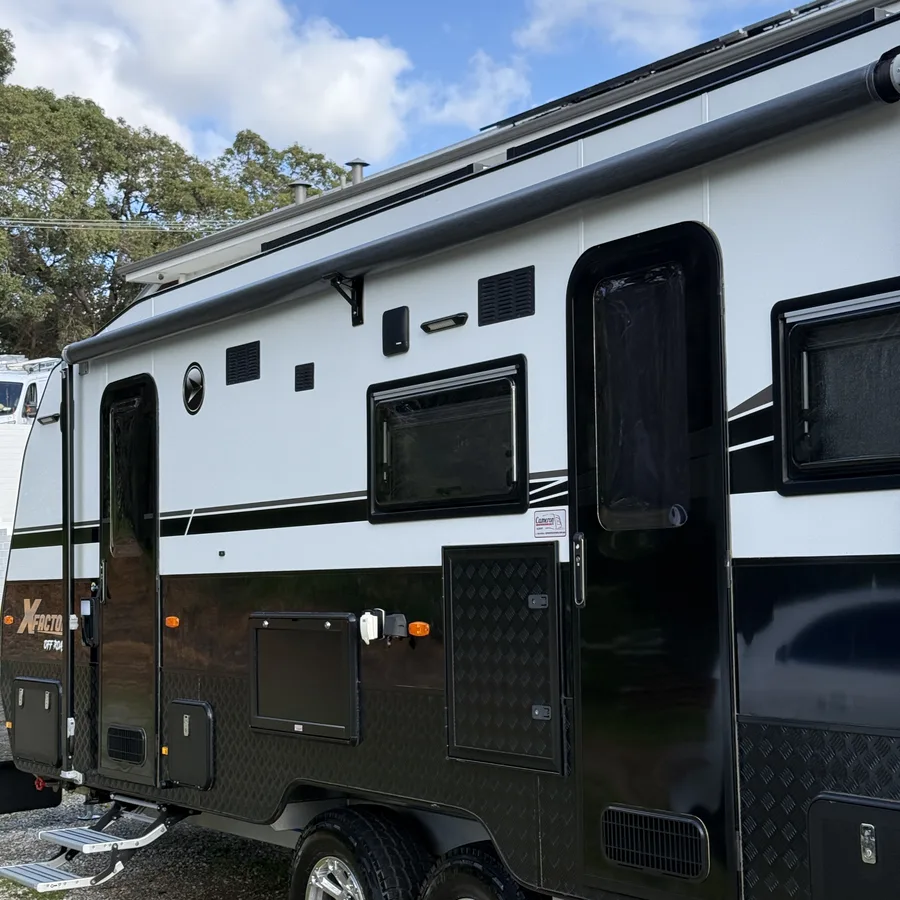 Caravan detailing result Franklin X-Factor off-road side panel Fremantle Perth