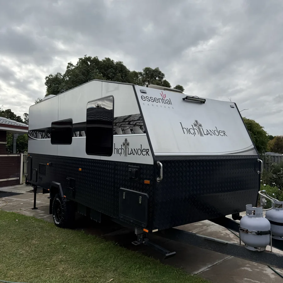 Caravan detailing result Essential Caravans Highlander Perth