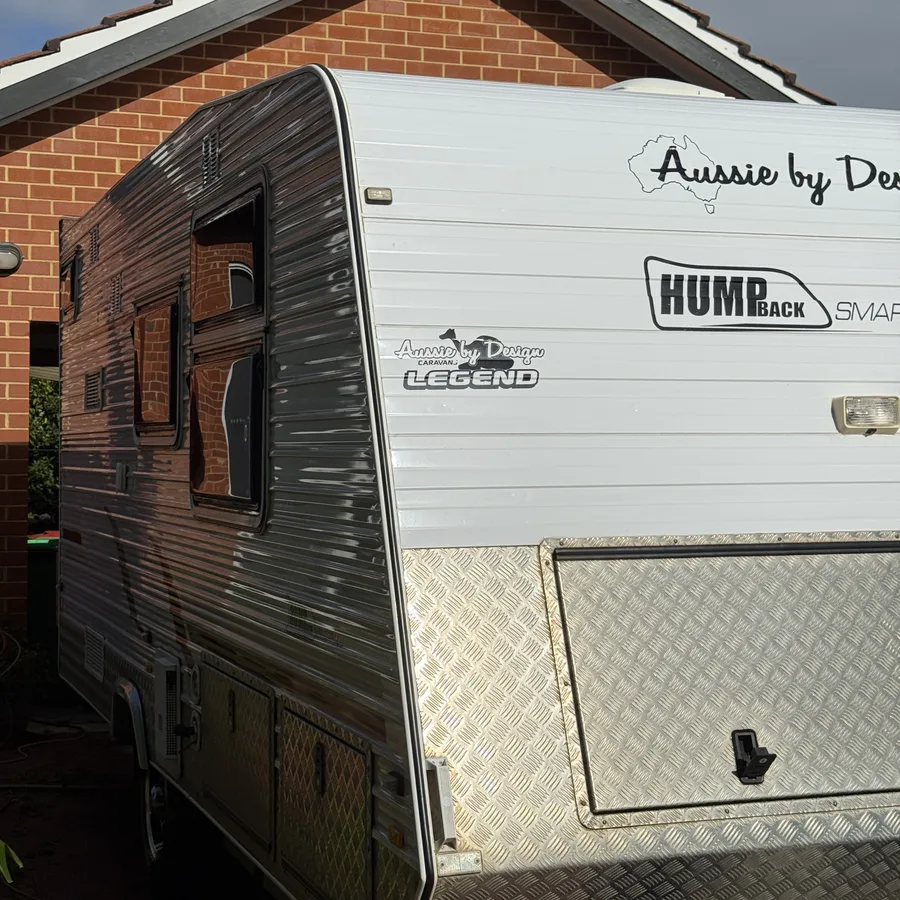 Caravan detailing result Aussie by Design Humpback Legend Mandurah Perth