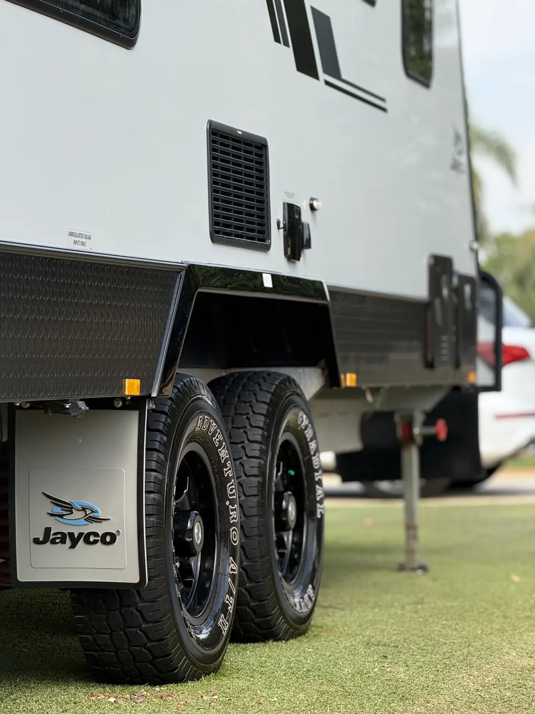 Caravan detailing Jayco Journey wheels detail Perth
