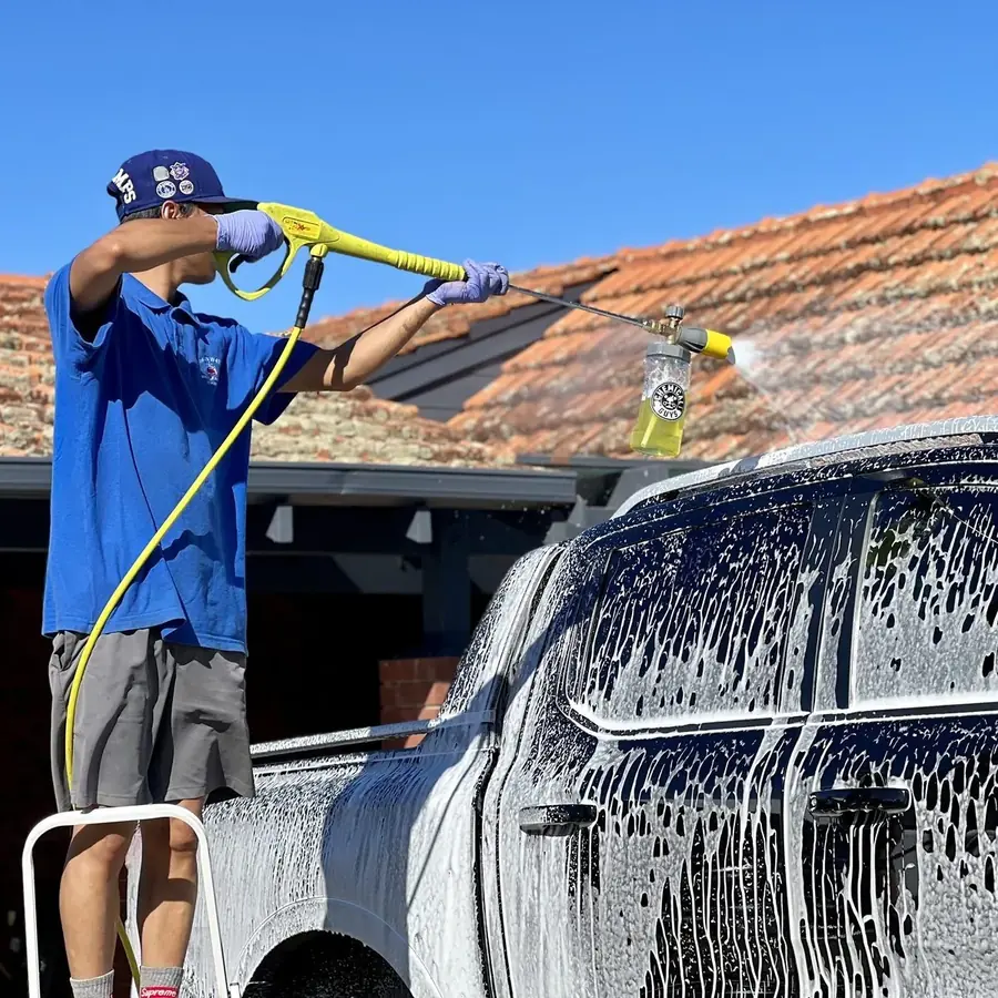 Mobile car detailer foam cannon ute Perth