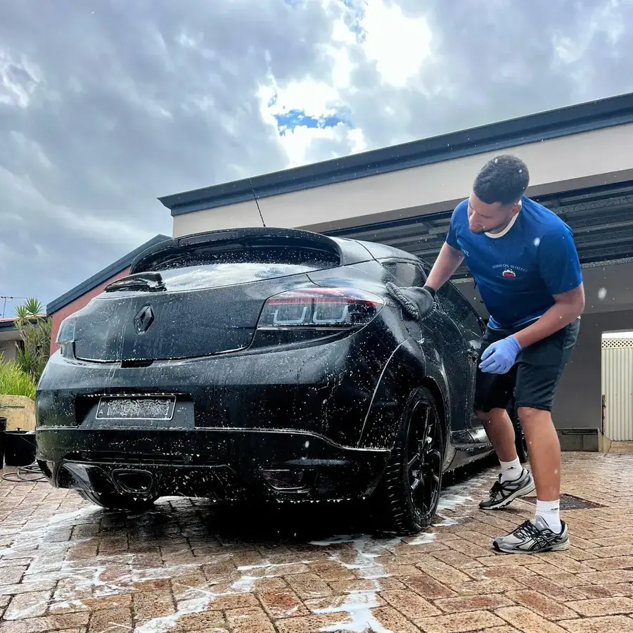 Mobile vs workshop car detailing Perth